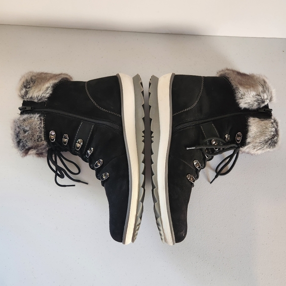 Rieker Remonte Black Waterproof Winter Snow Boots Size 44 EU Size 11.5 - Picture 7 of 10